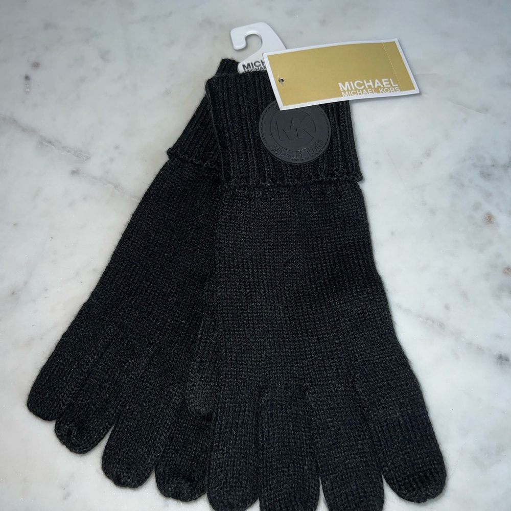 Michael Kors Elegant Black Gloves